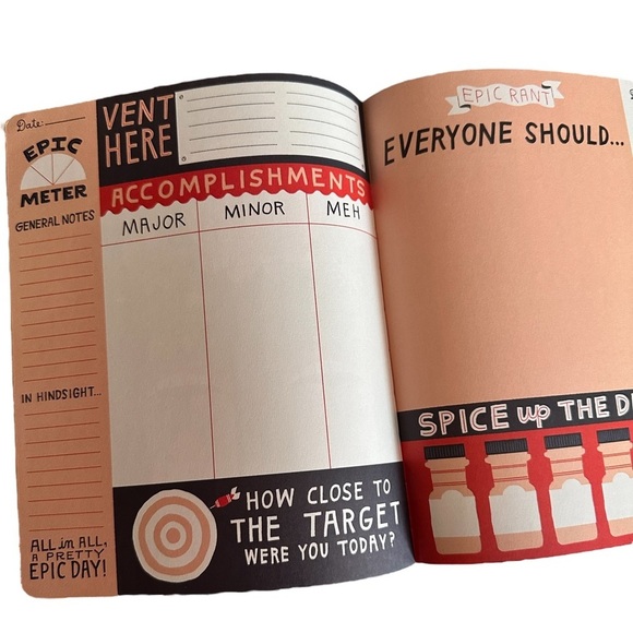 🌻 4/$25. “Every Day is Epic” Motivational Aspirations Journal - Picture 4 of 7